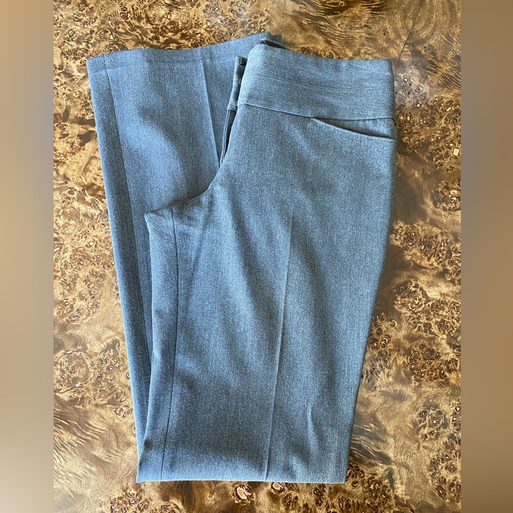 Express Editor Flares 4 Long Grey